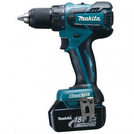 Винтоверт акумулаторен Makita DDF459RFJ /18 V, 45 Nm, 3 Ah/