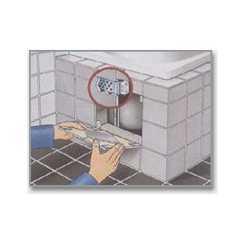 Ревизионна вратичка алуминиева FINISH 30 х 30мм-фиксирана