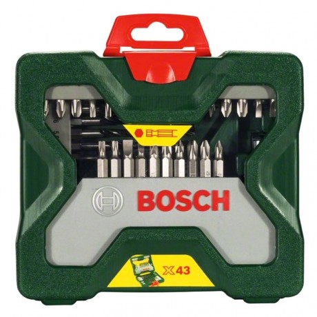 Комплект накрайници и свредла 43 части с 6-стен опашка X-Line Bosch 2 607 019 613