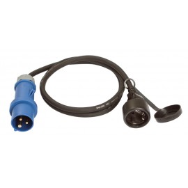 Удължител с кабел 1.5 м, 16А, 3х2,5 мм, H05RR-F, IP44, гумиран AS-Schwabe GmbH 60488