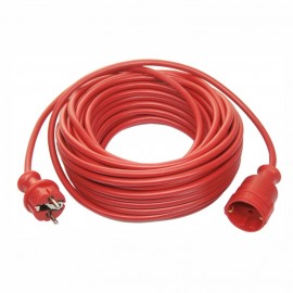 Удължител с кабел 25 м, 3х1,5 мм, H05VV-F, червен AS-Schwabe GmbH 60361