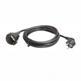 Удължител с кабел 10 м, 3х1,5 мм, H05VV-F, черен AS-Schwabe GmbH 51012