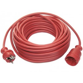 Удължител с кабел 10 м, 3х1,5 мм, H05VV-F, червен AS-Schwabe GmbH 51013