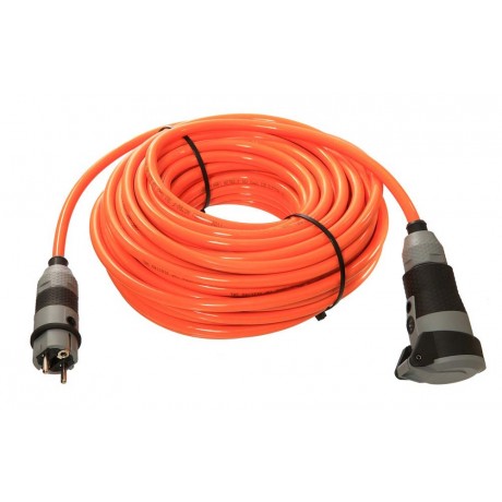 Удължител с кабел 10 м, 3х2,5 мм, H07BQ-F, оранжев AS-Schwabe GmbH 62262