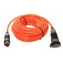 Удължител с кабел 10 м, 3х2,5 мм, H07BQ-F, оранжев AS-Schwabe GmbH 62262