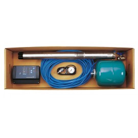 Помпа потопяема, сондажна SQE3-65 CU301 40M с пакет за постоянно налягане Grundfos /Q-3 m3/h, H-70 m, 1 1/4", 40 m/ 96524501