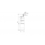 Помпа потопяема със смукателна решетка SBA 3-45 M Grundfos /1050W, Q-2.83 m3/h, H-30.1 m, 3/4"-1"/ 97896289