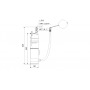 Помпа потопяема с гъвкав смукател SBA 3-45 АW Grundfos /1050W, Q-2.83 m3/h, H-30.1 m, 3/4"-1"/ 97896312