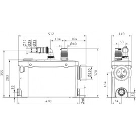 Помпена система за отпадни води Hisewlift 3-I35 Wilo 4191674