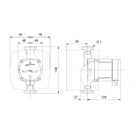 Помпа циркулационна ALPHA2 L 15-60 130 Grundfos 96984037