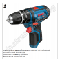Акумулаторни машини комплект Pro-Mix Bosch - 12V/2.0Ah