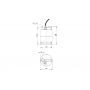 Помпа потопяема, дренажна Unilift KP 150-M1 Grundfos /Q-8.5 m3/h, H-5.5 m, 1 1/4", 10 м/ 011H1300