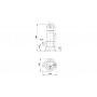 Помпа потопяема за отпадни води Unilift AP50B.50.11.А1 Grundfos /Ø50 мм, Q-28 m3/h, H-14 m, 2", 10 м/ 96468352