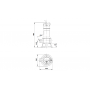 Помпа потопяема за отпадни води Unilift AP50B.50.11.3 Grundfos /400V, Ø50 мм, Q-29 m3/h, H-14 m, 2", 10 м/ 96468195