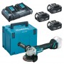 Ъглошлайф акумулаторен DGA504 Makita 198844-1  /18 V, 5 Аh, Ø 125 мм/