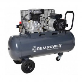 Компресор REM Power с електродвигател с ремъчна предавка 10 bar, 3 к.с., 397 л/мин, 100 л, E 400/10/100