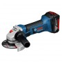Ъглошлайф акумулаторен GWS 18 V-LI Professional BOSCH /18 V, 5 Ah, Ø 115 мм/