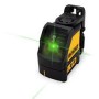Нивелир DeWALT лазерен линеен с 2 лъча 20 м, 0.3 мм/м, DW088CG