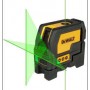 Нивелир DeWALT лазерен линеен с 2 лъча 20 м, 0.3 мм/м, DW088CG
