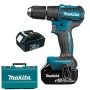 Винтоверт Makita акумулаторен безчетков 18 V, 3 Ah, 40 Nm, 1.5-13 мм, DDF483RFE Винтоверт Makita акумулаторен безчетков 18 V, 3 Ah, 40 Nm, 1.5-13 мм, DDF483RFE