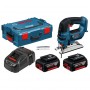 Прободен трион /Зеге/ акумулаторен Bosch GST 18 V-LI B Professional /18 V, 5 Ah, 23 мм/ 0 601 5A6 103