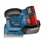 Виброшлайф Bosch акумулаторен 18 V, 5 Ah, 115x140 мм, 11 000-22 000 хода/мин, GSS 18V-10-0 601 9D0 201
