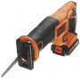 Трион саблен акумулаторен Black&Decker BDCR18 /18 V, 1.5 Ah, 22 мм/