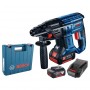 Перфоратор Bosch акумулаторен с 2 батерии и зарядно, SDS-plus, 18 V, 4 Ah, 2 J, 0-5100 уд./мин, GBH 180-LI-0611911121 Перфоратор Bosch акумулаторен с 2 батерии и зарядно, SDS-plus, 18 V, 4 Ah, 2 J, 0-5100 уд./мин, GBH 180-LI-0611911121