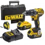 Винтоверт DeWALT акумулаторен безчетков 18 V, 5 Ah, 70 Nm, 1.5-13 мм, DCD791P2 Винтоверт DeWALT акумулаторен безчетков 18 V, 5 Ah, 70 Nm, 1.5-13 мм, DCD791P2