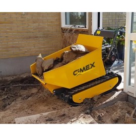 Мини дъмпер верижен с товароносимост 500 кг CIMEX WB500