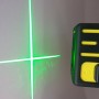 Лазерен нивелир (зелен лъч) и кръстосани линии CIMEX CUBE GREEN /15м, ± 1,5мм/5м/