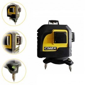 Лазерен нивелир линеен 3D CIMEX SL3D /20м, ± 2,2мм/10м/