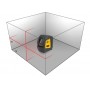 Нивелир лазерен линеен 15м, ±1мм/5м, 2 лазерни лъча (+точка), червен, IP54 NIVEL SYSTEM CL1 Нивелир лазерен линеен 15м, ±1мм/5м, 2 лазерни лъча (+точка), червен, IP54 NIVEL SYSTEM CL1