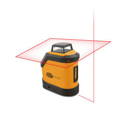 Нивелир лазерен линеен 20м, ±1мм/5м, равнина на лазера (360°) + вертикален лъч, червен + телескопична стойка NIVEL SYSTEM CL1D