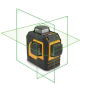 Нивелир лазерен линеен 20м, ±1мм/5м, 3 лазерни равнини (360°), зелен, IP54 NIVEL SYSTEM CL3D-G Нивелир лазерен линеен 20м, ±1мм/5м, 3 лазерни равнини (360°), зелен, IP54 NIVEL SYSTEM CL3D-G