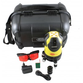 Нивелир лазерен линеен 20м, ±1мм/10м, 3 лазерни вертикални равнини (360°), червен NIVEL SYSTEM CL8