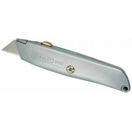 Нож макетен Stanley метален с трапецовидно прибиращо острие 155х19 мм, Classic 99-1-10-099