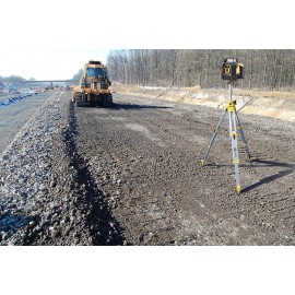 Ротационен лазерен нивелир 500м, ±1мм/10м, наклон: ±8,0%, сензор RD400, IP64, червен + тринога и рейка NIVEL SYSTEM NL400