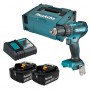 Бормашина винтоверт Makita акумулаторна ударна 18 V, 3 Ah, 50 Nm, 1.5-13 мм, DHP485RFJ Бормашина винтоверт Makita акумулаторна ударна 18 V, 3 Ah, 50 Nm, 1.5-13 мм, DHP485RFJ