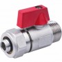 Кран сферичен мини с адаптор 16 х 1/2"M-1119512