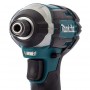 Бормашина винтоверт Makita акумулаторна ударна без батерия и зарядно 18 V, 140 Nm, DTD155Z