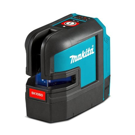 Нивелир лазерен линеен с 3 лъча 25 м, 0.3 мм/10 м Makita SK105DZ