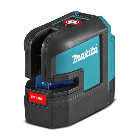 Нивелир лазерен линеен/точков 25 м, 0.3 мм/10 м Makita SK106DZ