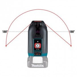 Нивелир лазерен линеен/точков 25 м, 0.3 мм/10 м Makita SK106DZ