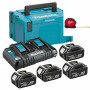 Батерия за електроинструменти Li-Ion комплект 18 V, 5 Ah, 4х BL1850B, DC18RD Makita MKP3PT184
