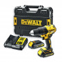 Акумулаторен винтоверт DeWALT с безчетков двигател с 2 батерии и зарядно, 18 V, 1.5 Ah, 65 Nm, 1.5-13 мм, DCD777 Акумулаторен винтоверт DeWALT с безчетков двигател с 2 батерии и зарядно, 18 V, 1.5 Ah, 65 Nm, 1.5-13 мм, DCD777