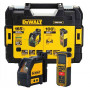 Нивелир лазерен линеен DeWALT с 2 лъча 20 м, 0.3 мм/м, DW0889CG Нивелир лазерен линеен DeWALT с 2 лъча 20 м, 0.3 мм/м, DW0889CG