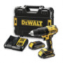 Бормашина винтоверт DeWALT акумулаторна ударна 18 V, 1.5 Ah, 65 Nm, 1.5-13 мм, DCD778S2T