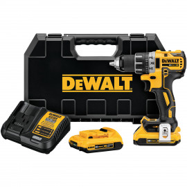 Винтоверт DeWALT акумулаторен безчетков 18 V, 2 Ah, 70 Nm, 1.5-13 мм, DCD791D2