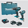 Комплект Makita акумулаторни инструменти DTD152Z, DDF482Z, 18 V, 3 Ah, DLX2127X